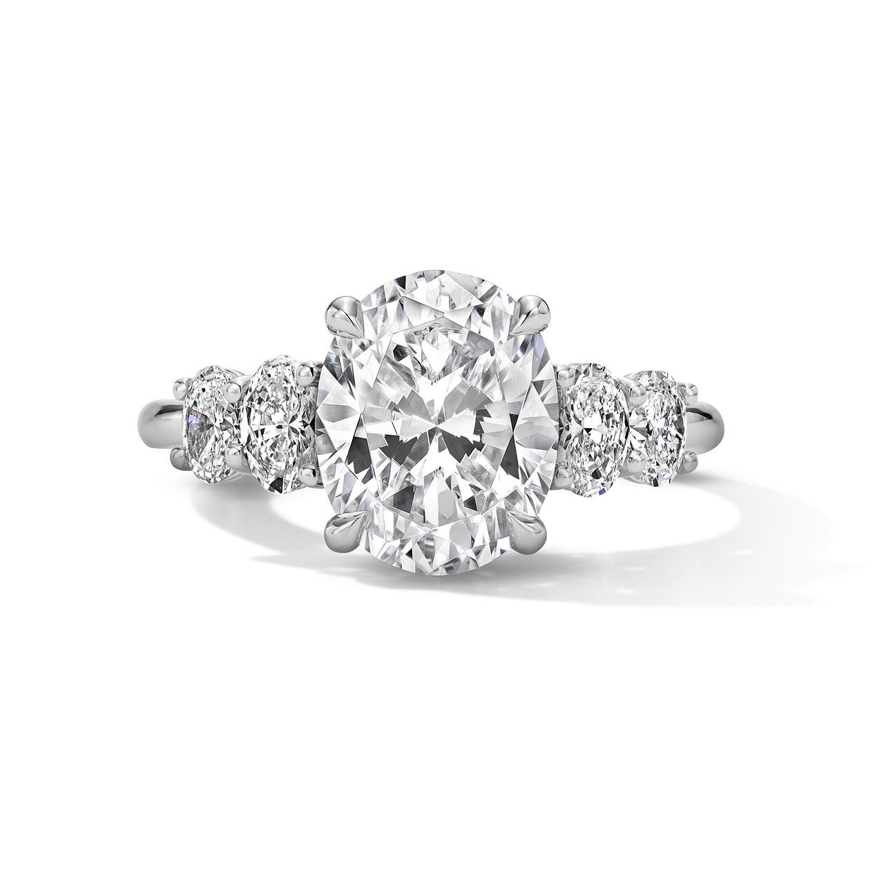 Five Stone Diamond Engagement Setting by C. Gonshor
