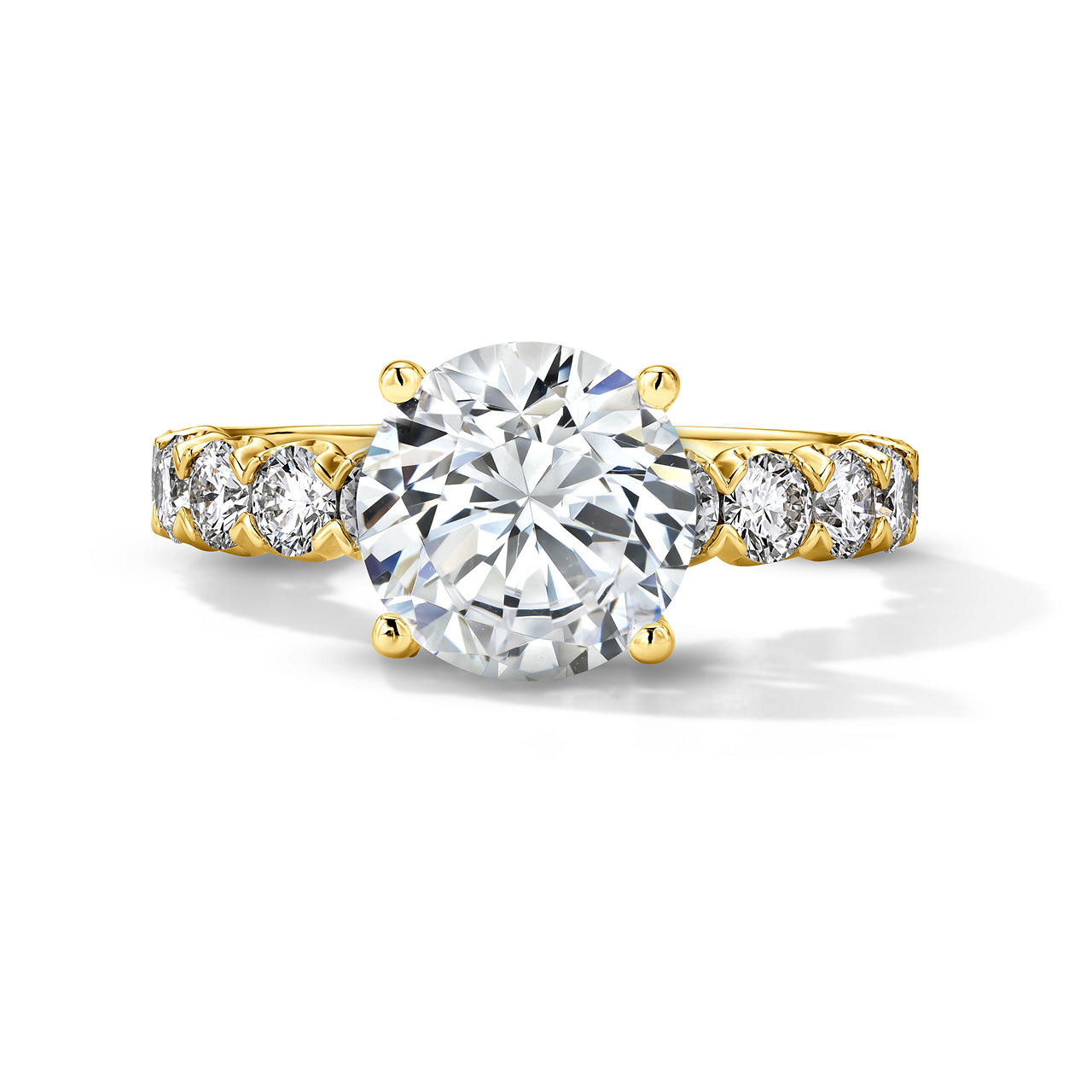 Uneek Scalloped Band Engagement Setting 0
