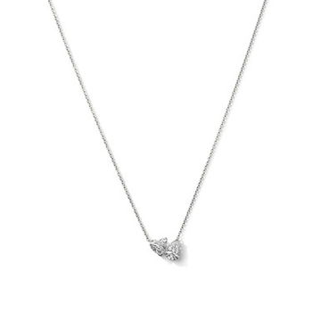 Lab Grown Pear & Heart Diamond Toi et Moi Necklace 0