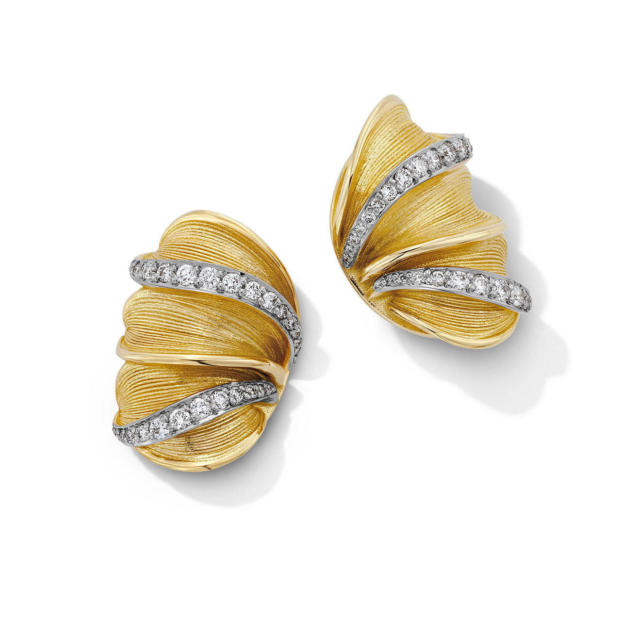 Tacori Diamond Petal Earrings