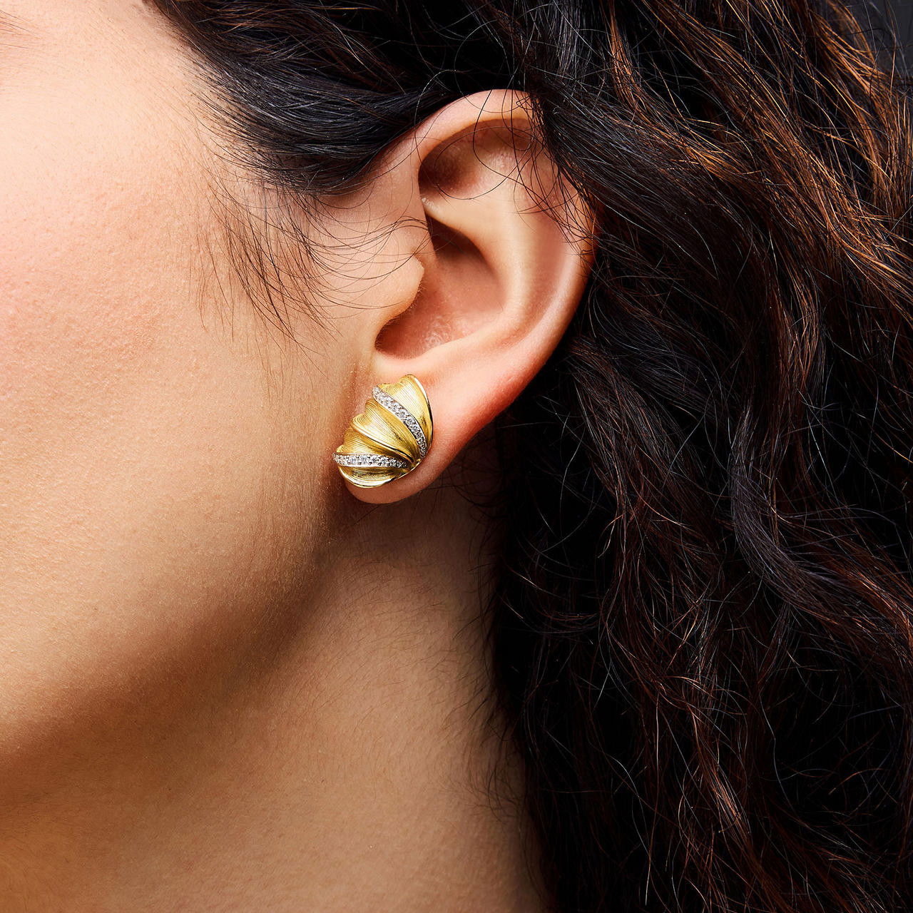 Tacori Diamond Petal Earrings