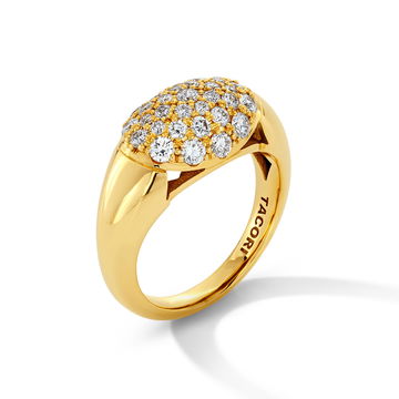 Tacori Diamond Dome Ring In Yellow Gold 18K