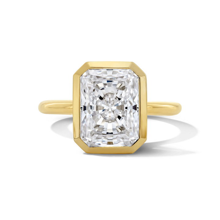 Michael M. Bezel Solitaire Engagement Setting In Yellow Gold 18K
