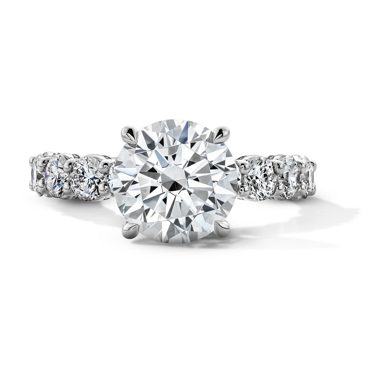 Tacori Hidden Halo Diamond Crescent Engagement Setting 0