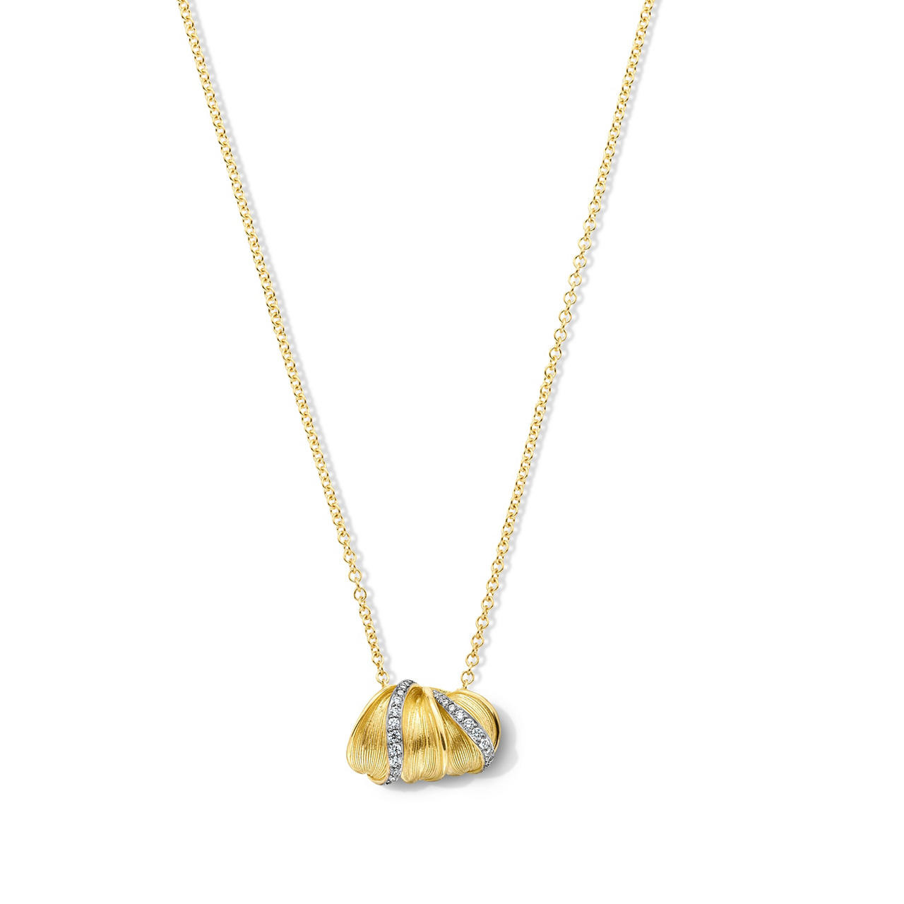 Tacori Diamond Double Petal Pendant Necklace 0