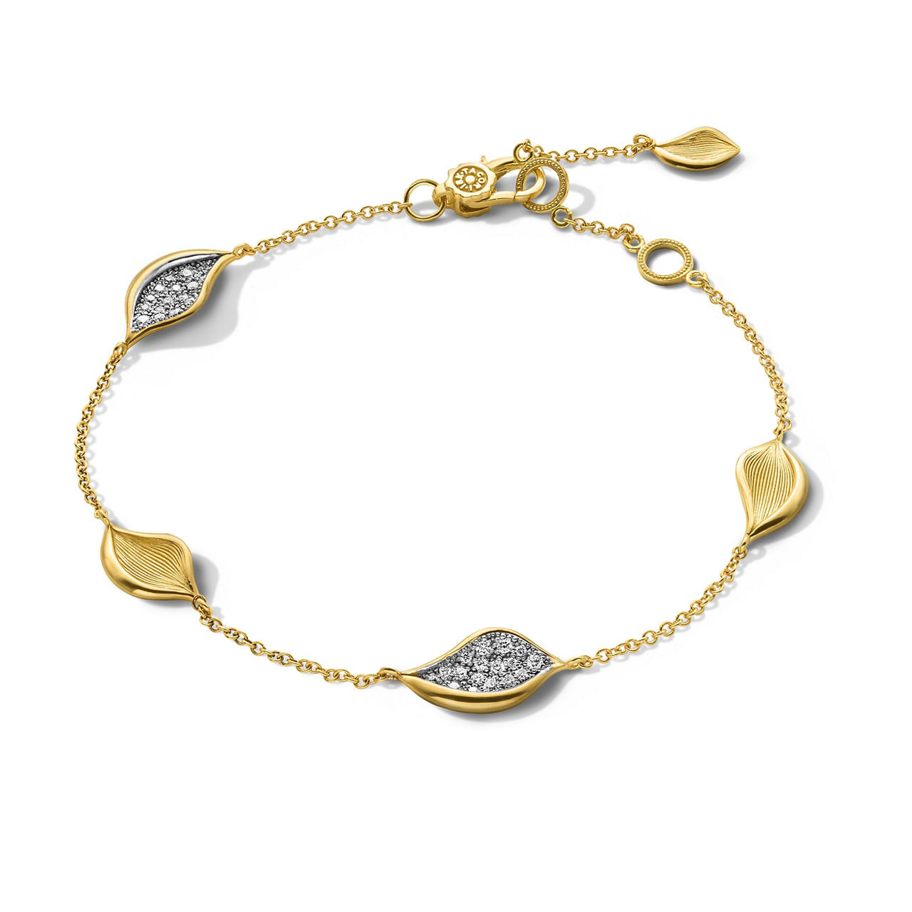 Tacori Diamond Petal Station Bracelet 0