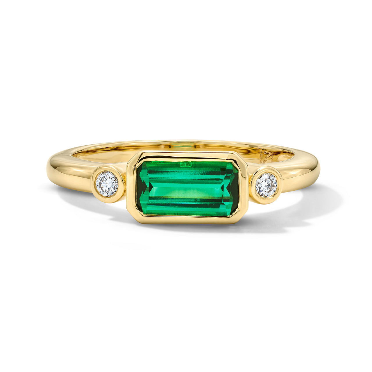 Green Tourmaline & Diamond Accent Ring