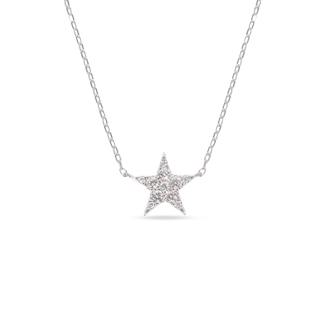 Diamond Star Pendant Necklace 0