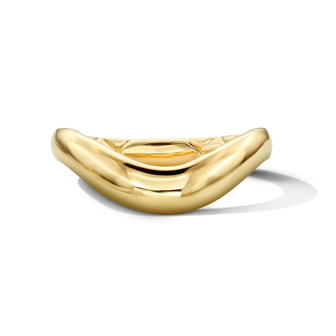 A. Jaffe Sculpted Wave Wedding Band 0