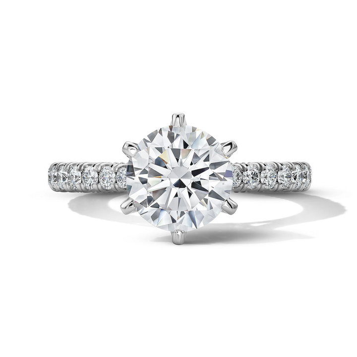 Verragio Hidden Crown Diamond Engagement Setting In White Gold 14K