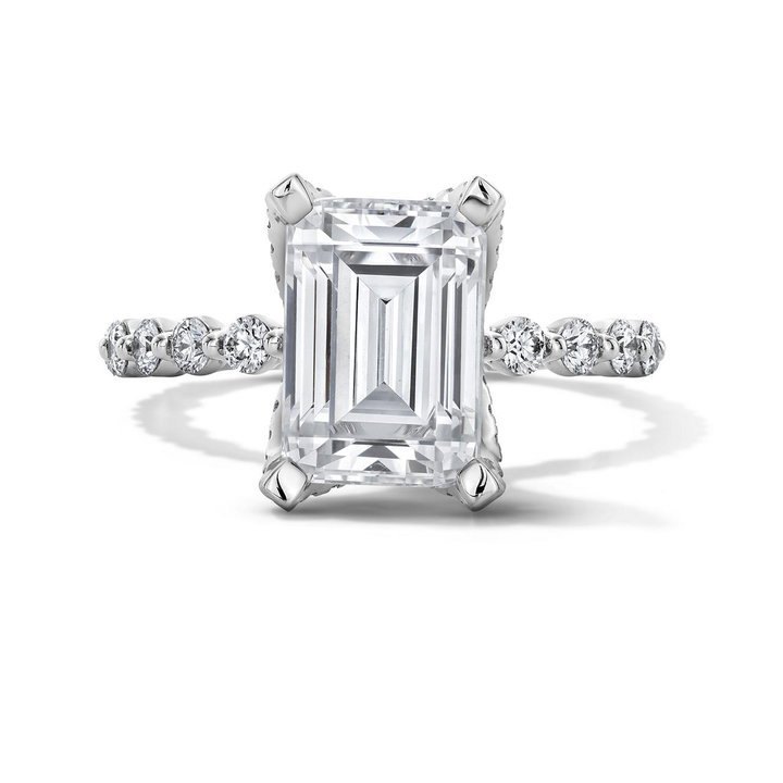 Verragio 3/4 Way Single Prong Engagement Setting In White Gold 14K
