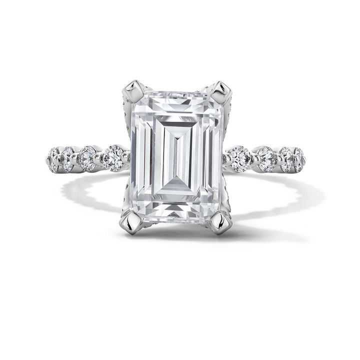 Verragio 3/4 Way Single Prong Engagement Setting In White Gold 14K
