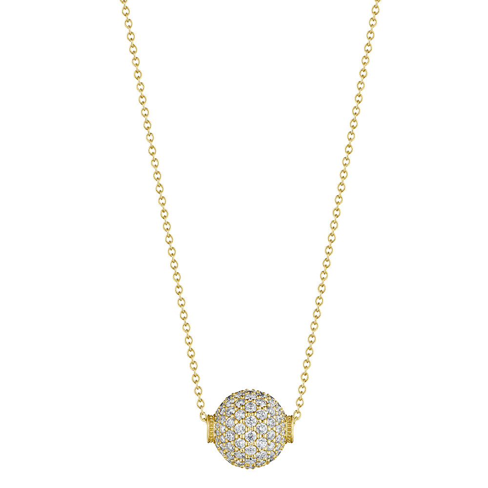 Verragio Disco Slide Ball Necklace 0