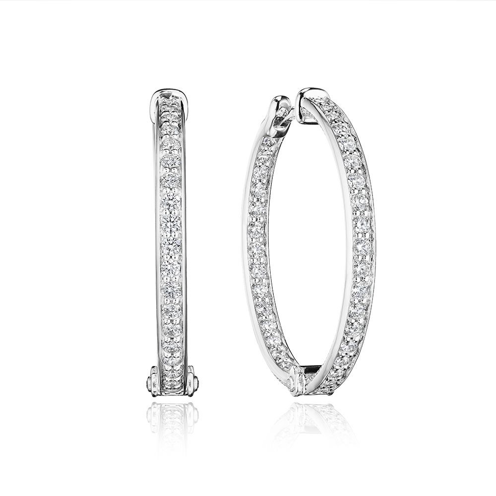 Verragio Felicity In/Out Diamond Hoop Earrings 0