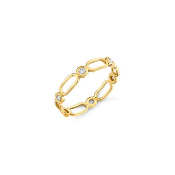 Michael M. Connection Diamond Ring In Yellow Gold 14K
