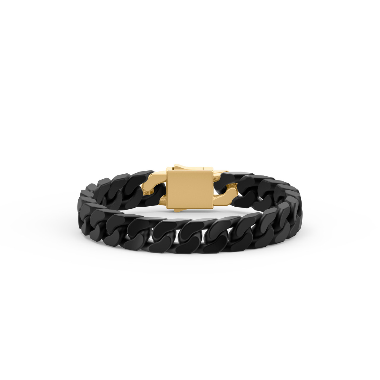 Cuban Link Black Ceramic Bracelet 0