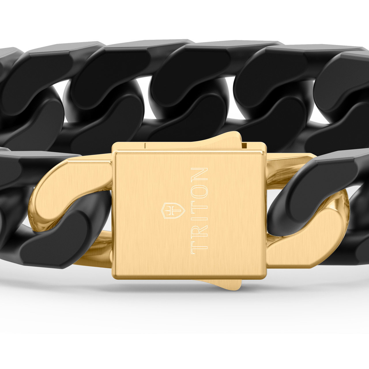 Cuban Link Black Ceramic Bracelet 1