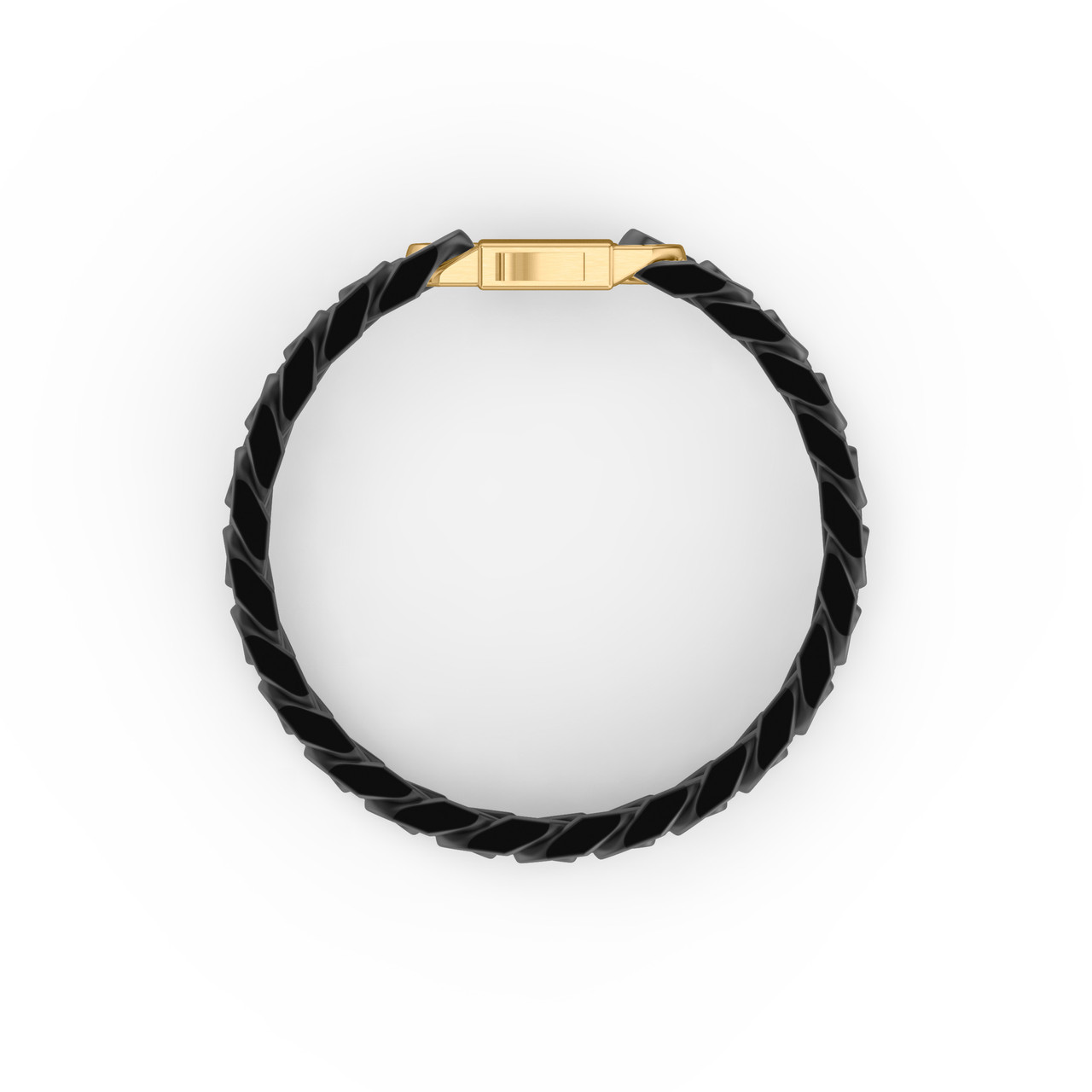 Cuban Link Black Ceramic Bracelet 2