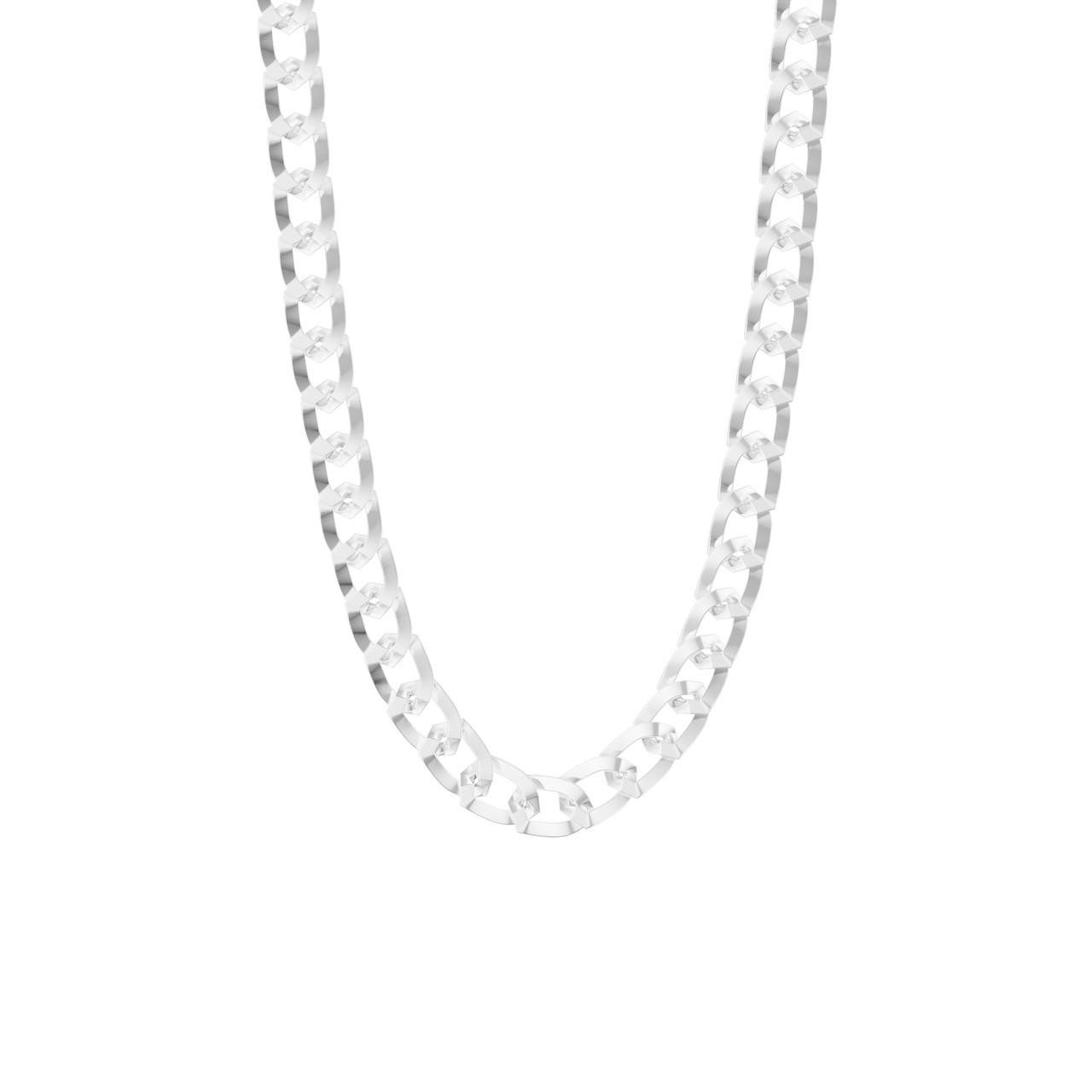 Black Shield Clasp Link Chain Necklace 0