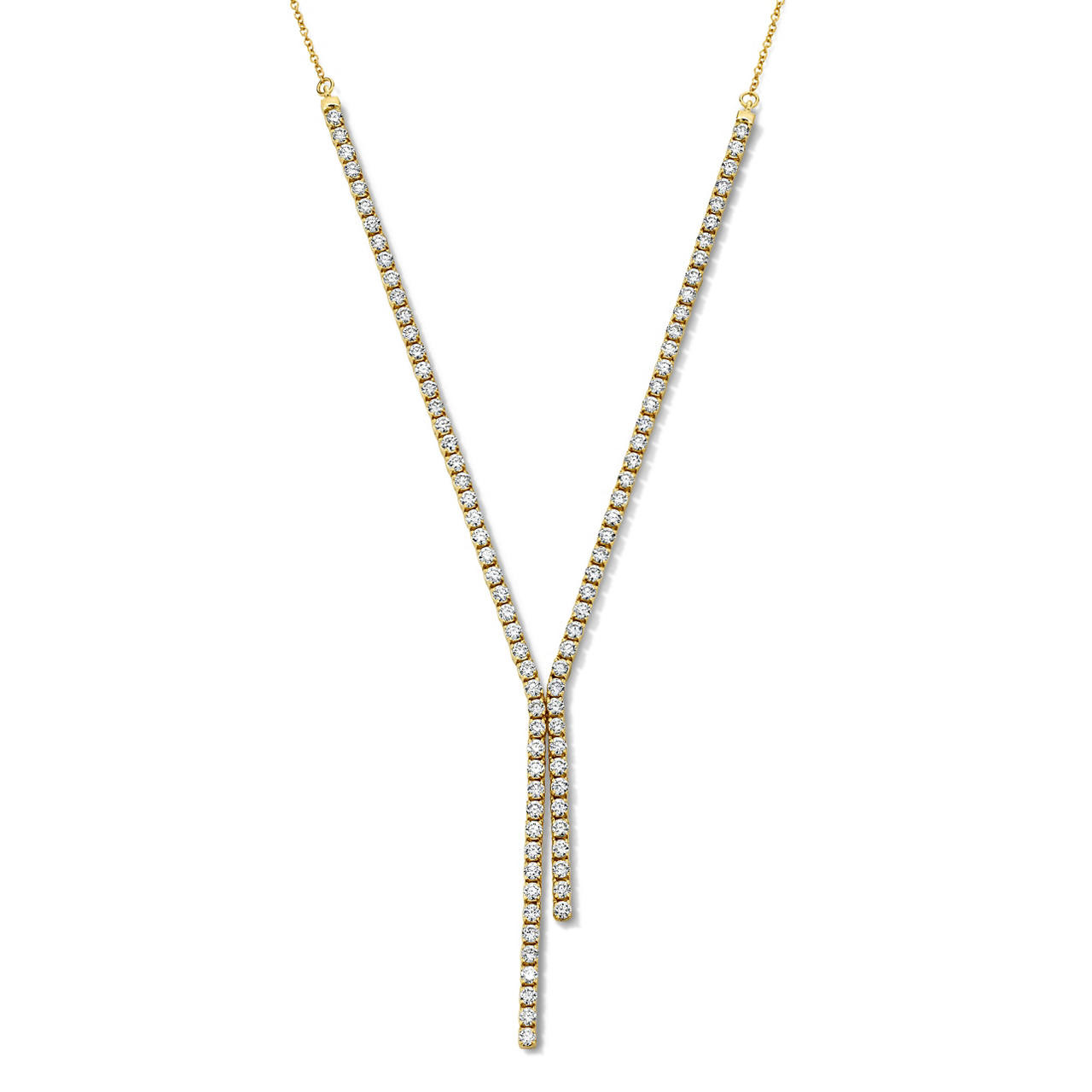 Diamond Lariat Necklace
