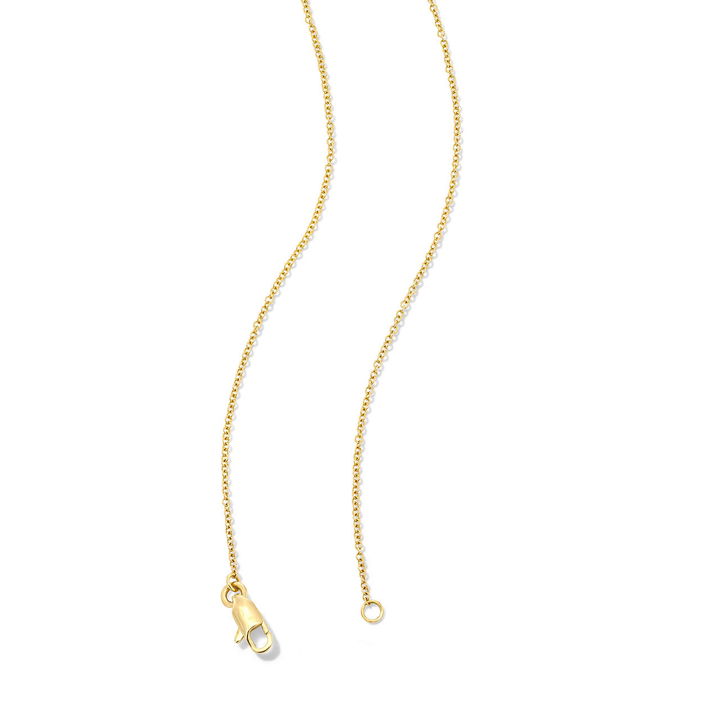 Diamond Lariat Necklace In Yellow Gold 14K