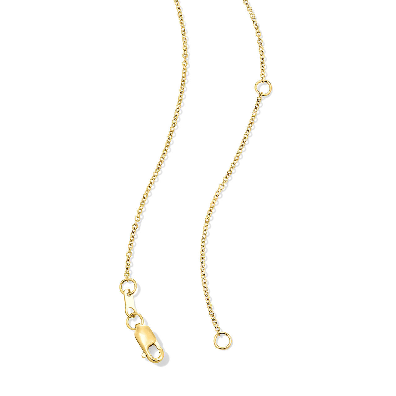 Freshwater Pearl Gold Heart Pendant Necklace 1