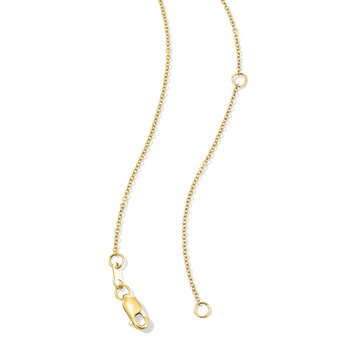 Freshwater Pearl Gold Heart Pendant Necklace In Solid 14K Yellow Gold