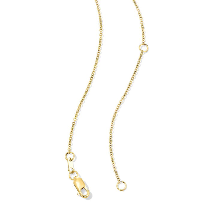 Freshwater Pearl Gold Heart Pendant Necklace In Solid 14K Yellow Gold