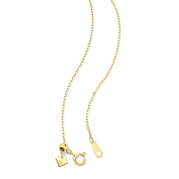 Green Emerald & Diamond Station Necklace In Yellow Gold 18K