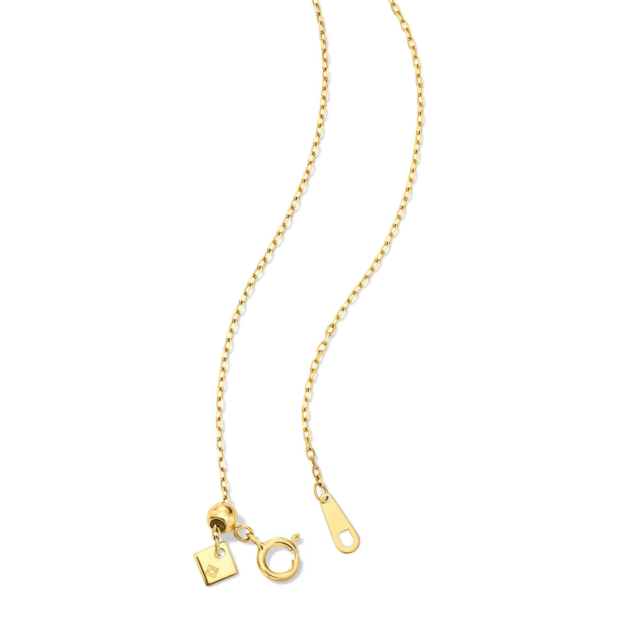 Green Emerald & Diamond Station Necklace