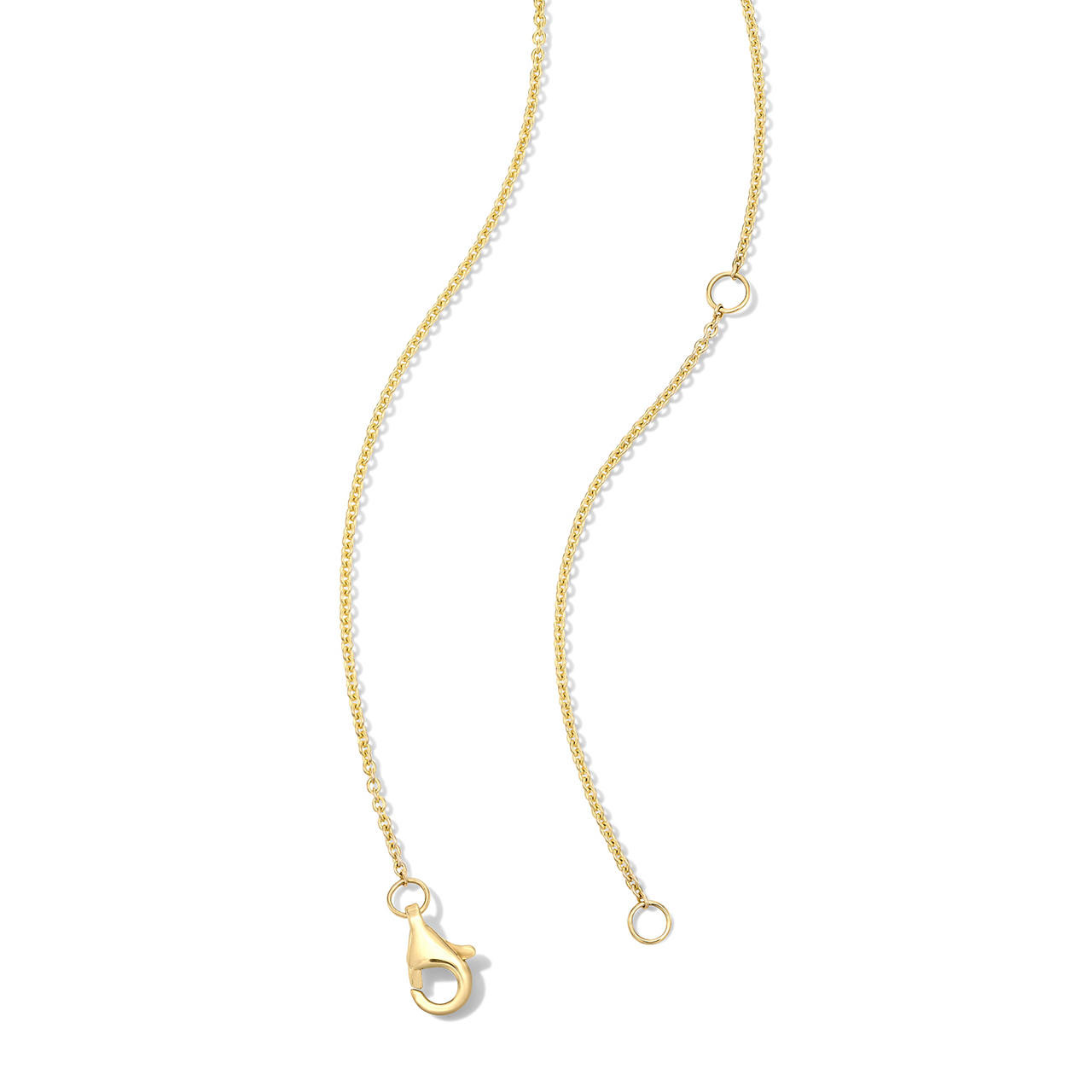 Diamond Teardrop Solitaire Pendant Necklace