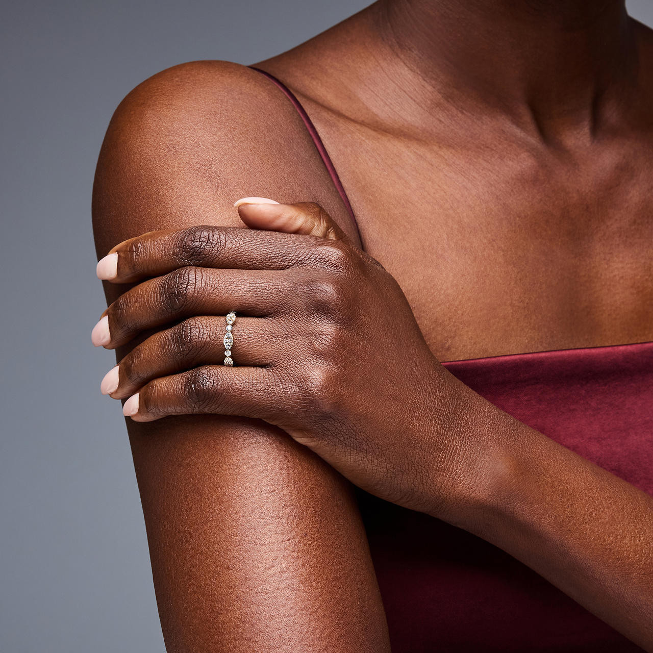 Marquise-Inspired Diamond Cluster Ring