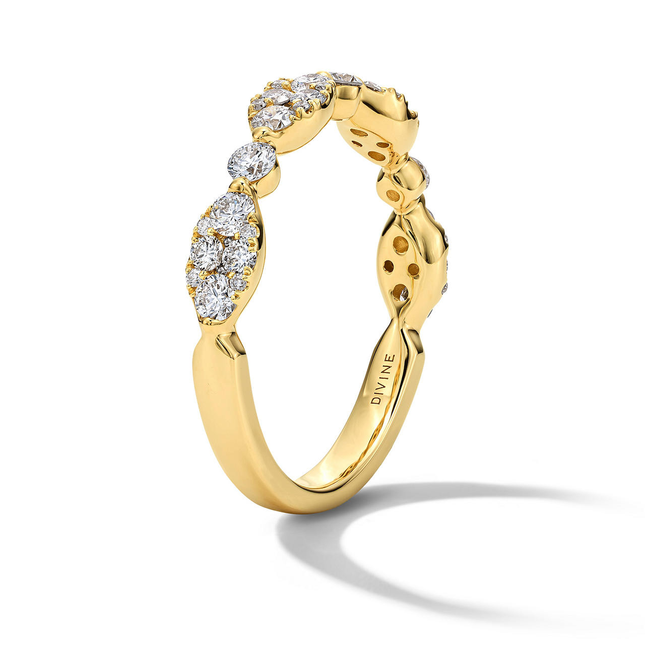 Marquise-Inspired Diamond Cluster Ring