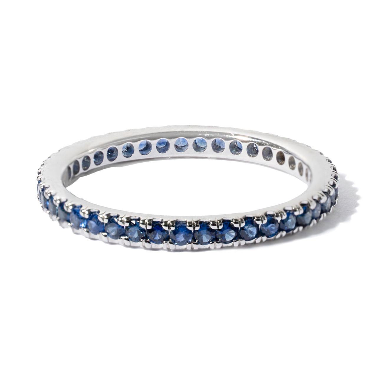 Blue Sapphire Eternity Wedding Band (0.65tw) 0