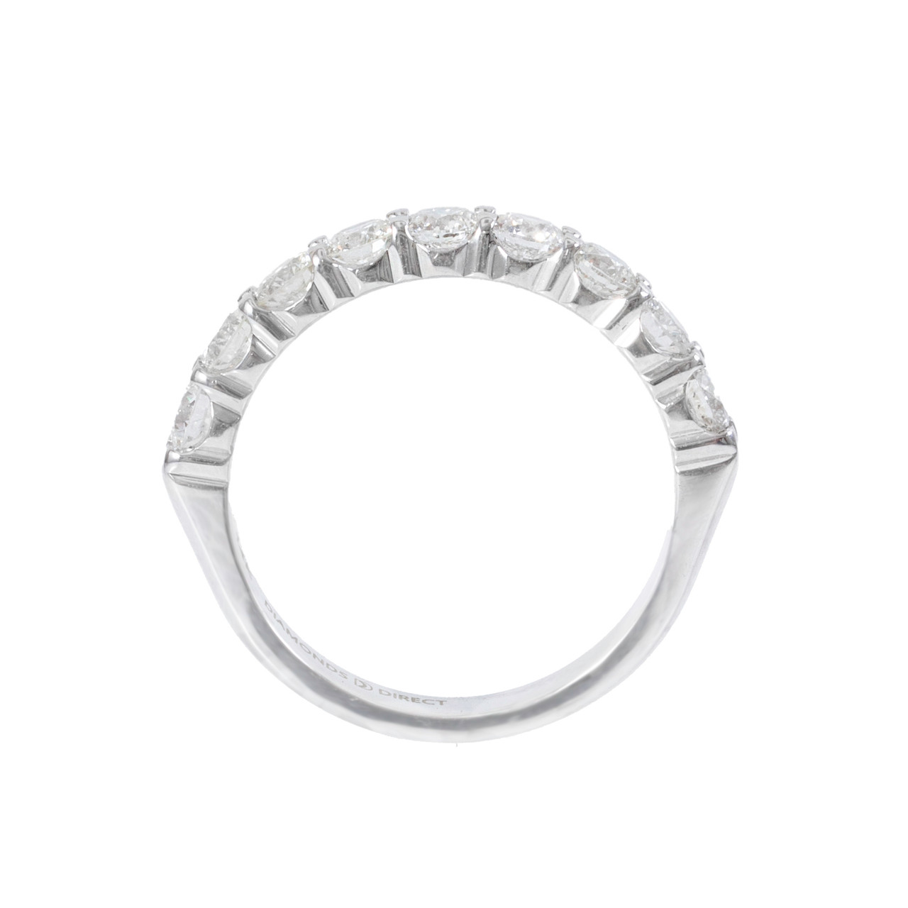 1/2 Way Diamond Wedding Band (1.00tw)