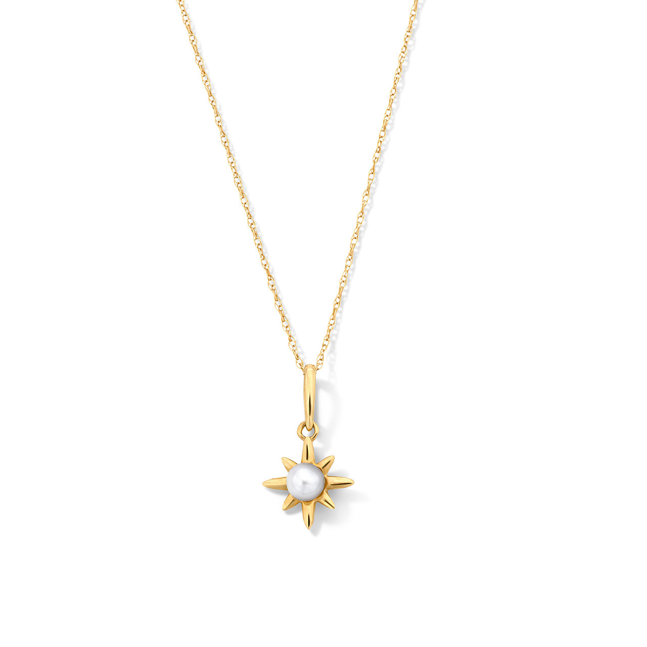 Freshwater Pearl Star Pendant Necklace 0