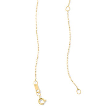 Freshwater Pearl Star Pendant Necklace In Solid 14K Yellow Gold