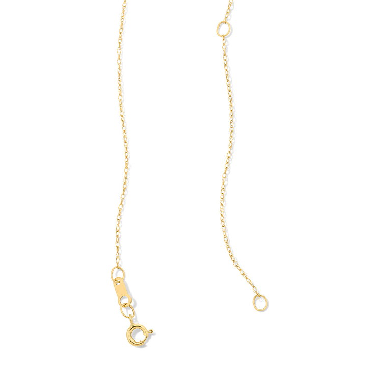 Freshwater Pearl Star Pendant Necklace In Solid 14K Yellow Gold