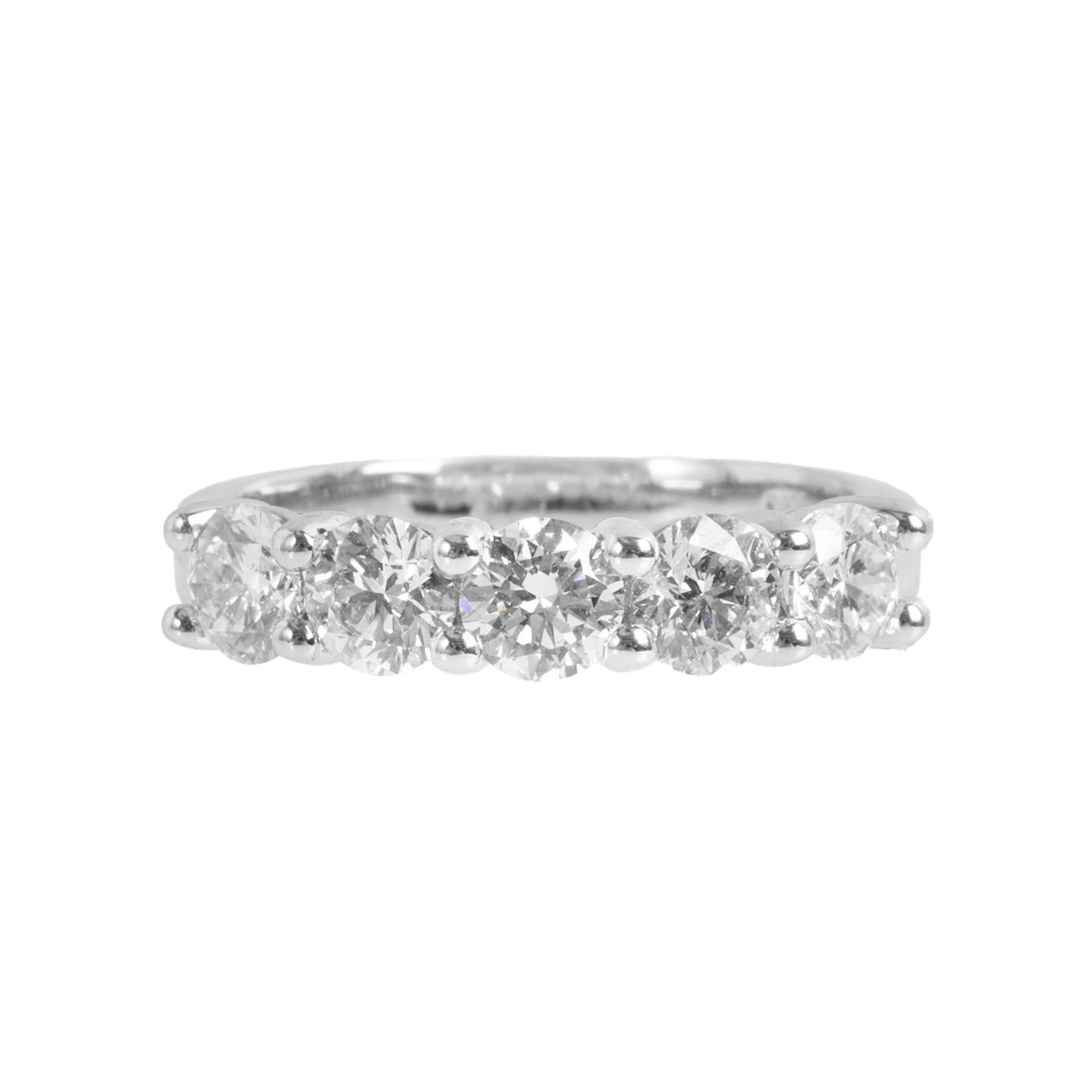 Shared Prong 5 Diamond Wedding Band (1.50TW) 0