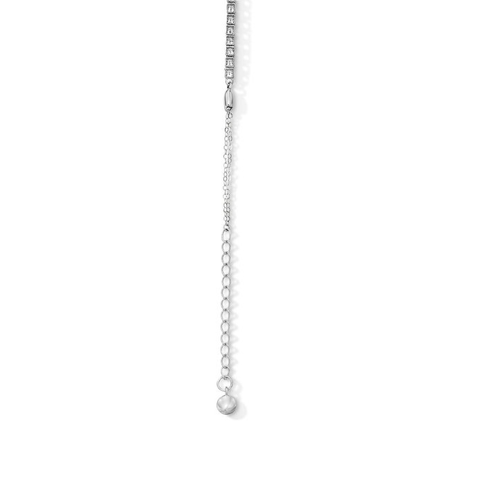 Diamond Adjustable Gold Bracelet In White Gold 14K
