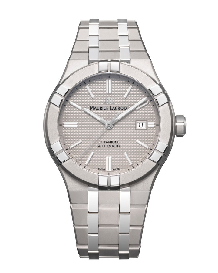 Maurice Lacroix Aikon Auto Date 42 Gray Dial Watch | Titanium