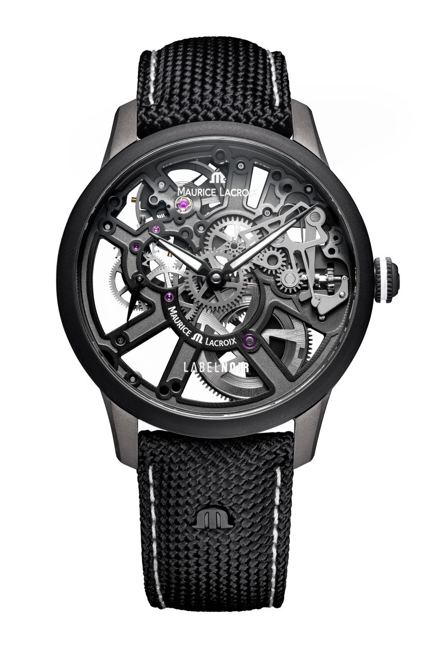 Maurice Lacroix Masterpiece Skeleton Label Noir 43 Skeleton Dial Watch | Stainless Steel