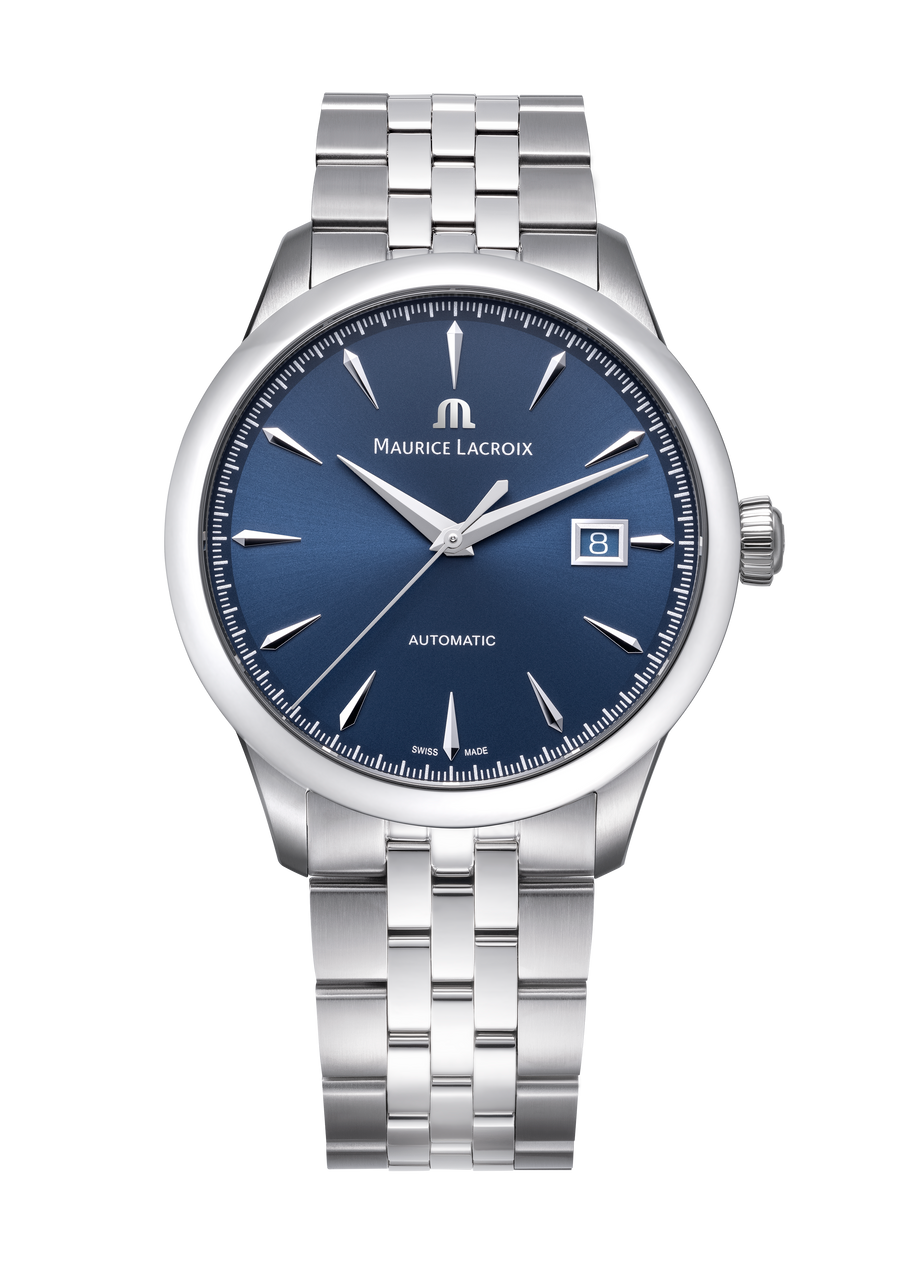 Maurice Lacroix 自動巻き時計 青文字盤　40ミリ Maurice Lacroix 1975 Auto 40 Blue Dial Watch | Stainless Steel