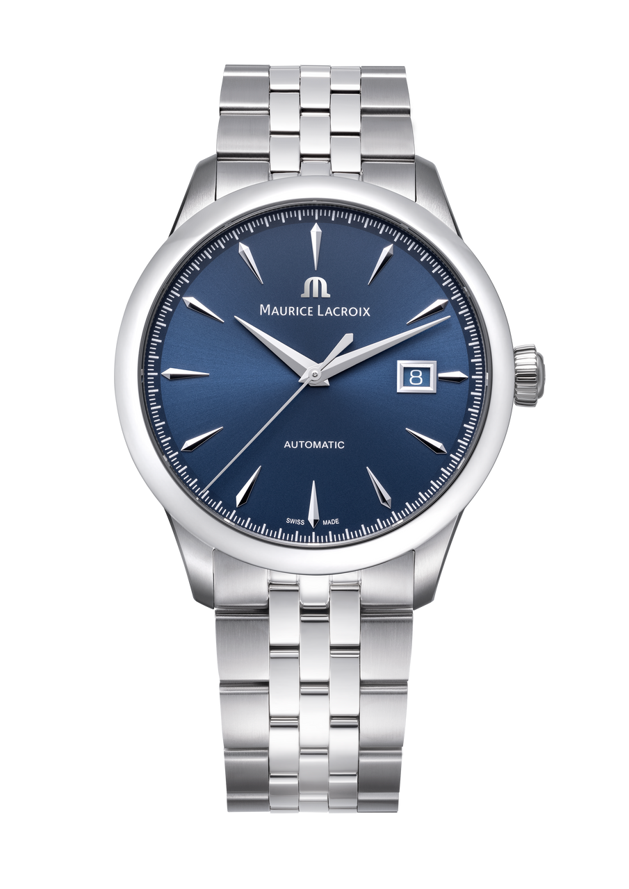 Maurice Lacroix 1975 Auto 40 Blue Dial Watch | Stainless Steel