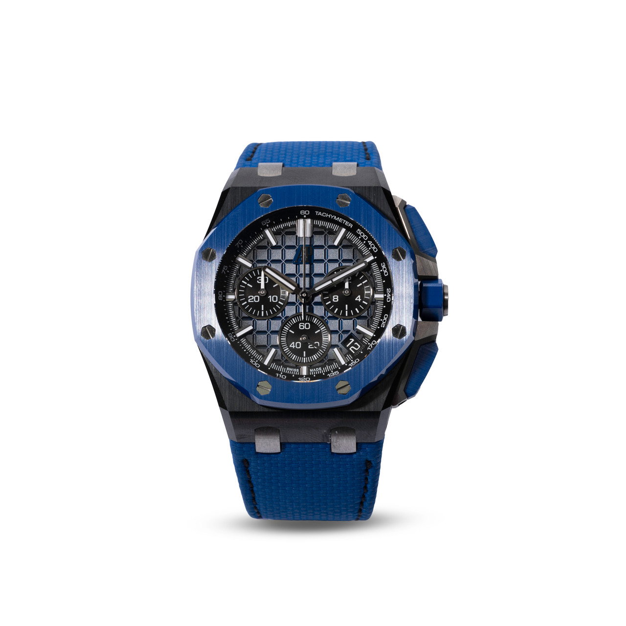 Audemars Piguet Royal Oak Offshore Chronograph 43 Blue Dial Watch | Blue & Black Ceramic 0