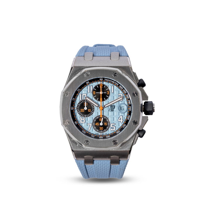Audemars Piguet Royal Oak Offshore Chronograph 42 Blue Dial Watch | Stainless Steel