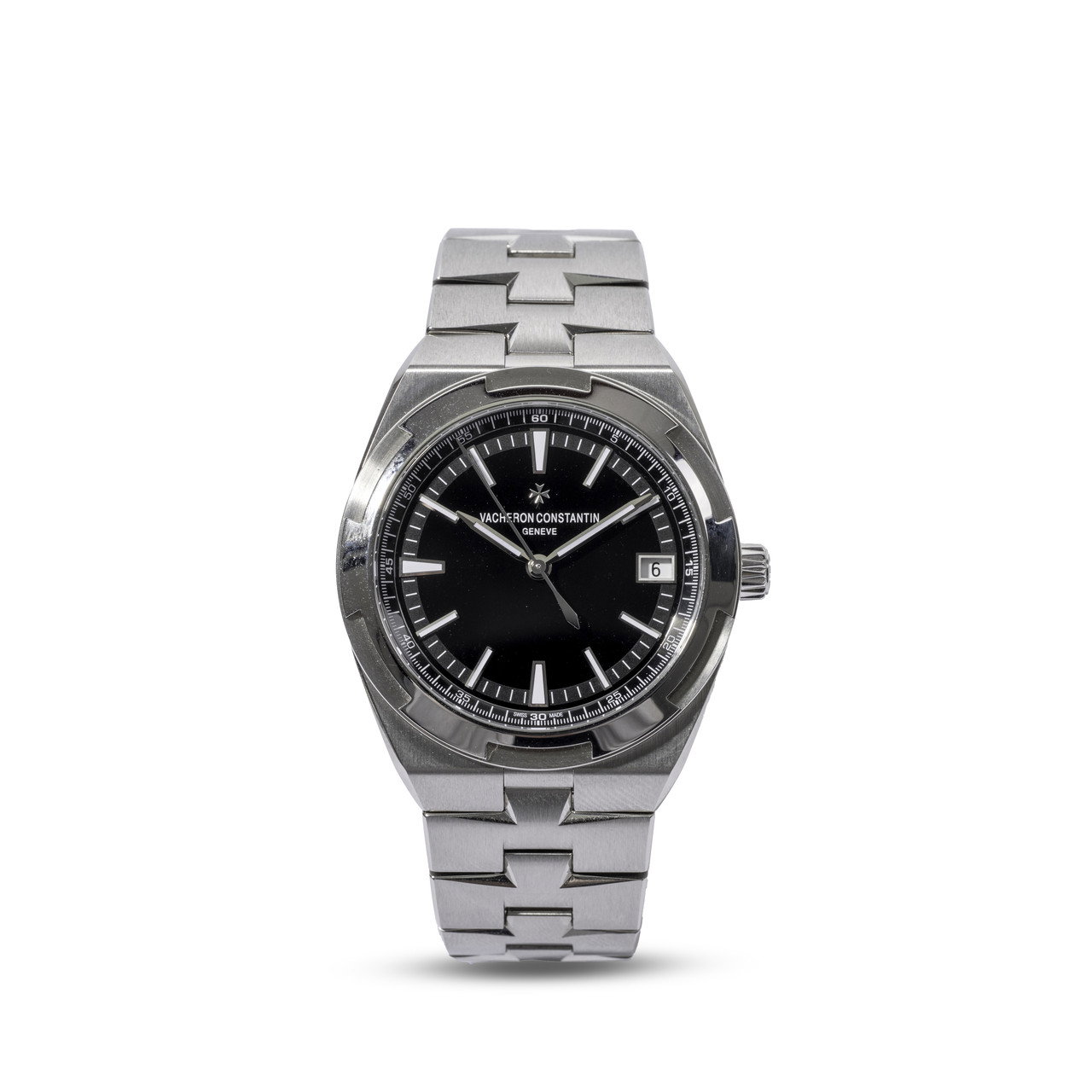 Vacheron Constantin Overseas 41 Black Dial Watch | Stainless Steel