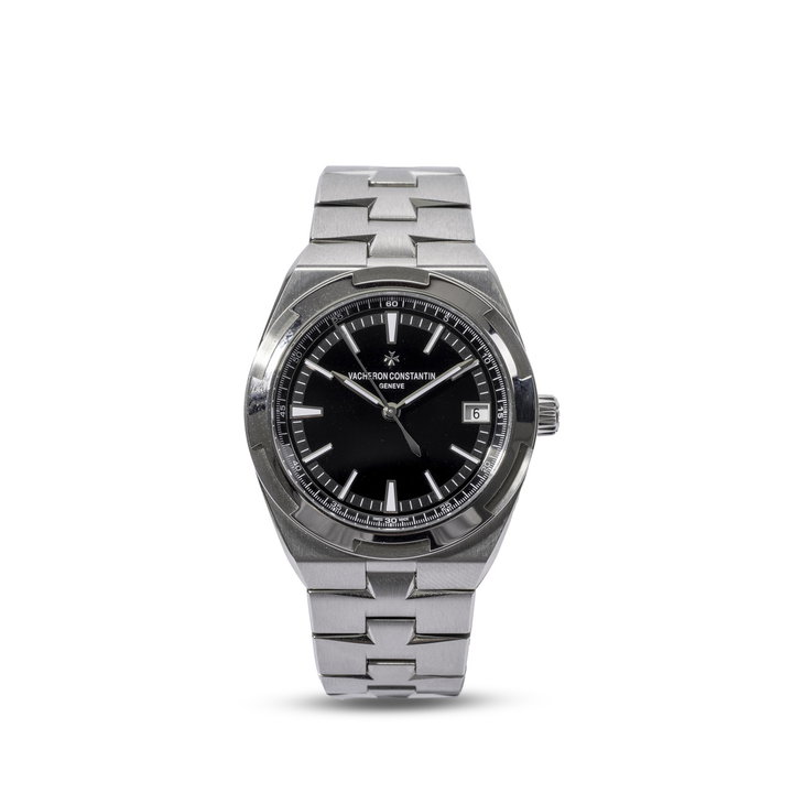 Vacheron Constantin Overseas 41 Black Dial Watch | Stainless Steel
