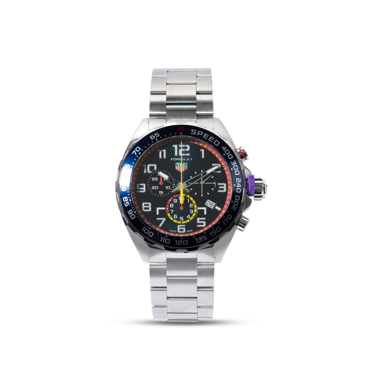 Tag Heuer Formula 1 Chronograph 43 Blue Dial Watch | Red Bull Special Edition | Stainless Steel 0