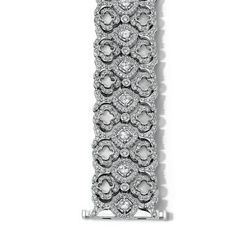 Motif Open Diamond Design Bracelet (2.70tw) In White Gold 18K
